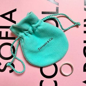 Tiffany & Co "I Love You" Ring 925 Sterling Silver - Size 7.5 with pouch + box